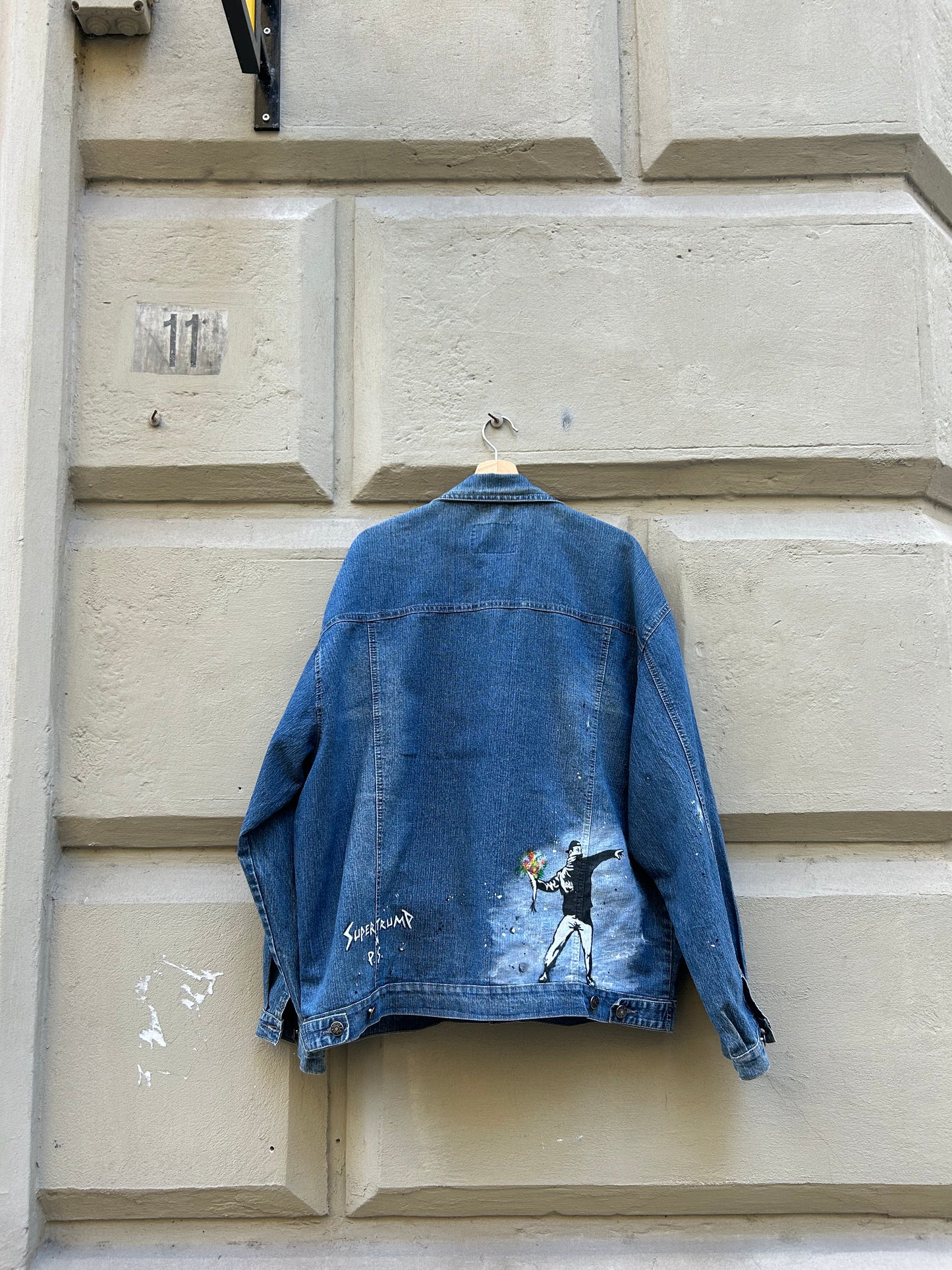 Custom Jacket Banksy