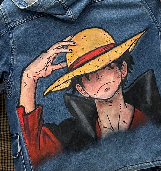 One Piece Custom su giacca vintage