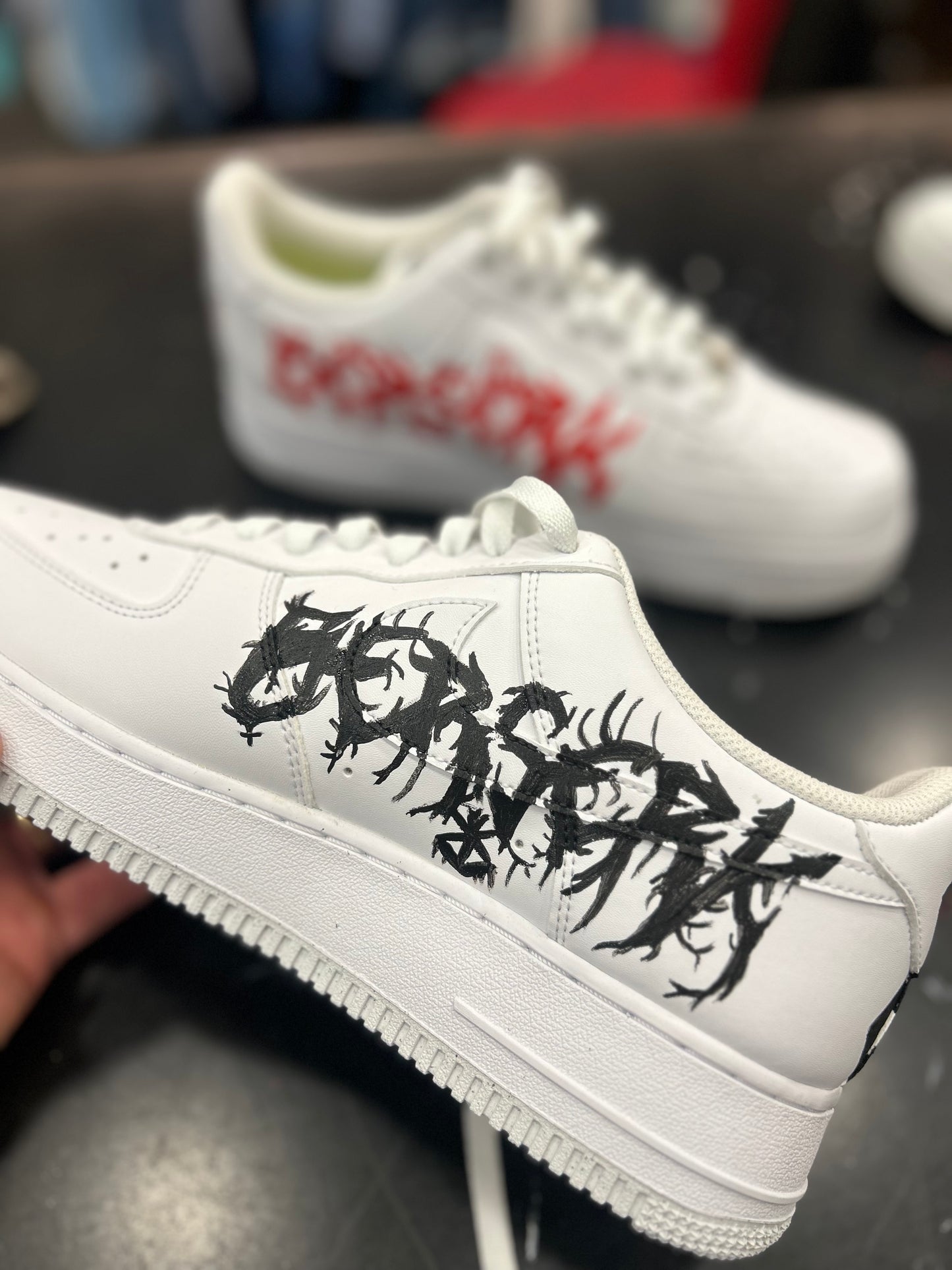 Berserk handmade custom sneakers AF1