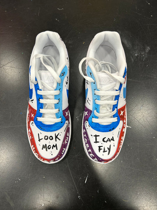 Nike Ebernon Custom Graffiti