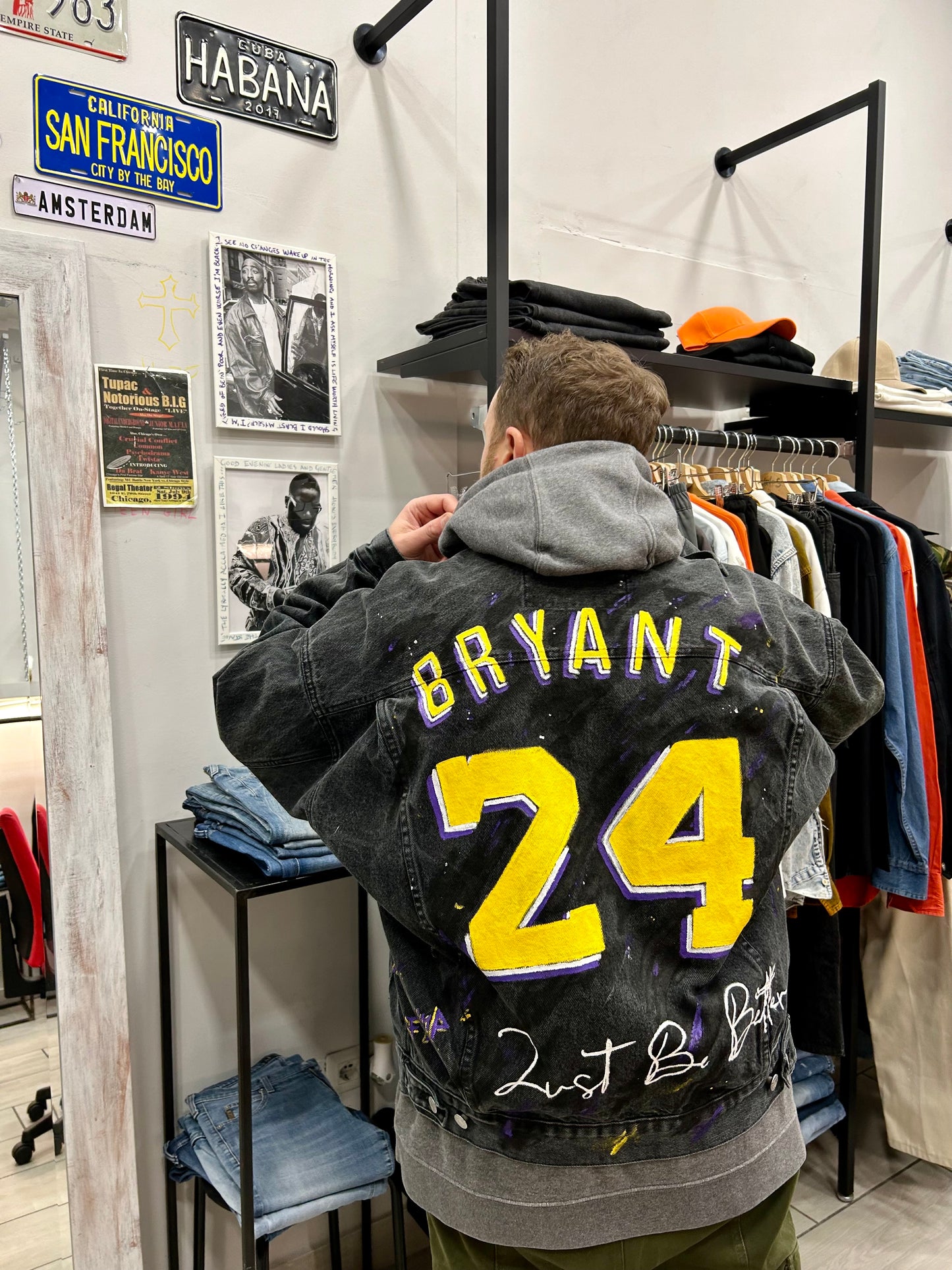 JACKET VINTAGE CUSTOM KOBE BRYANT