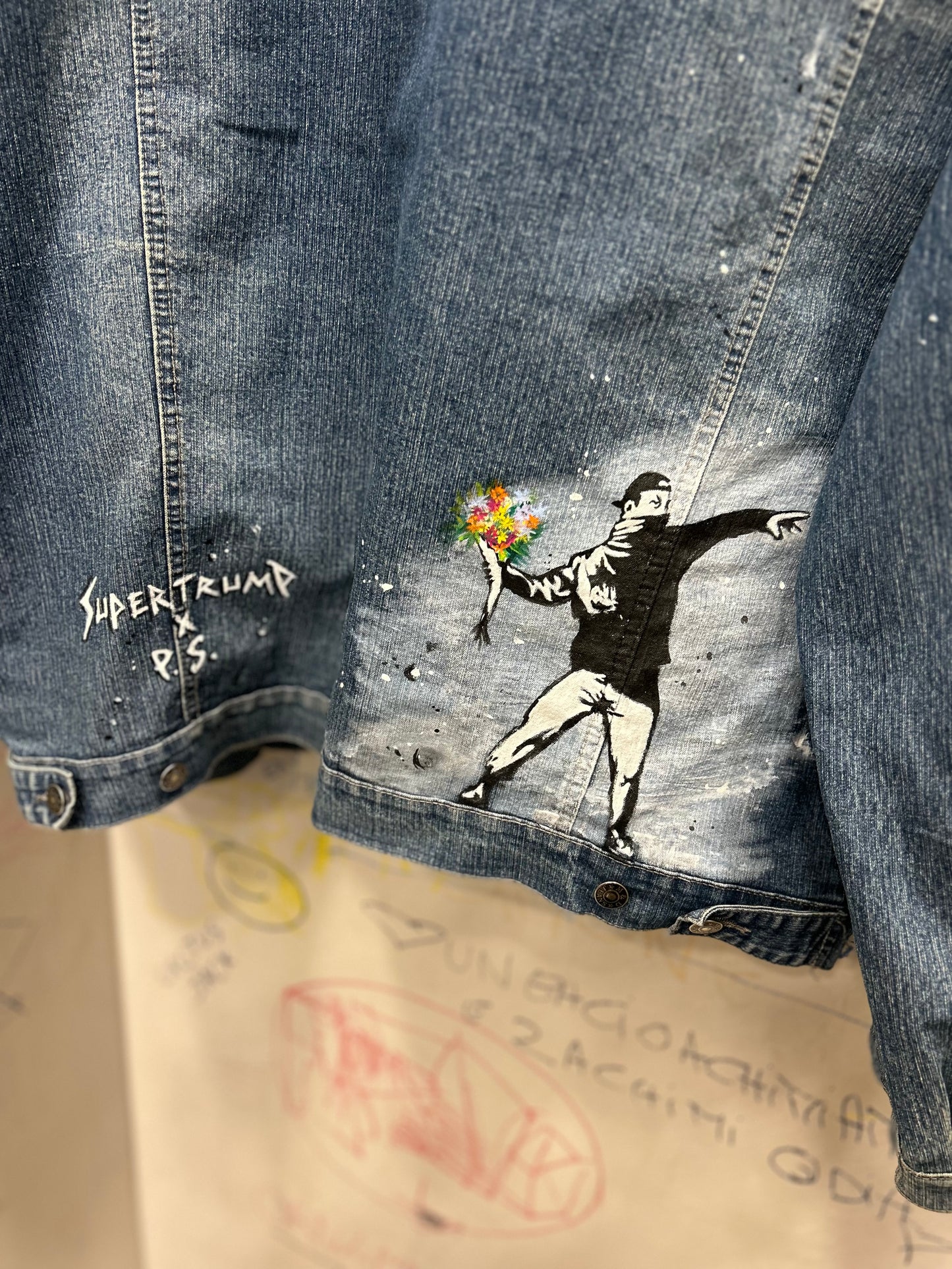 Custom Jacket Banksy