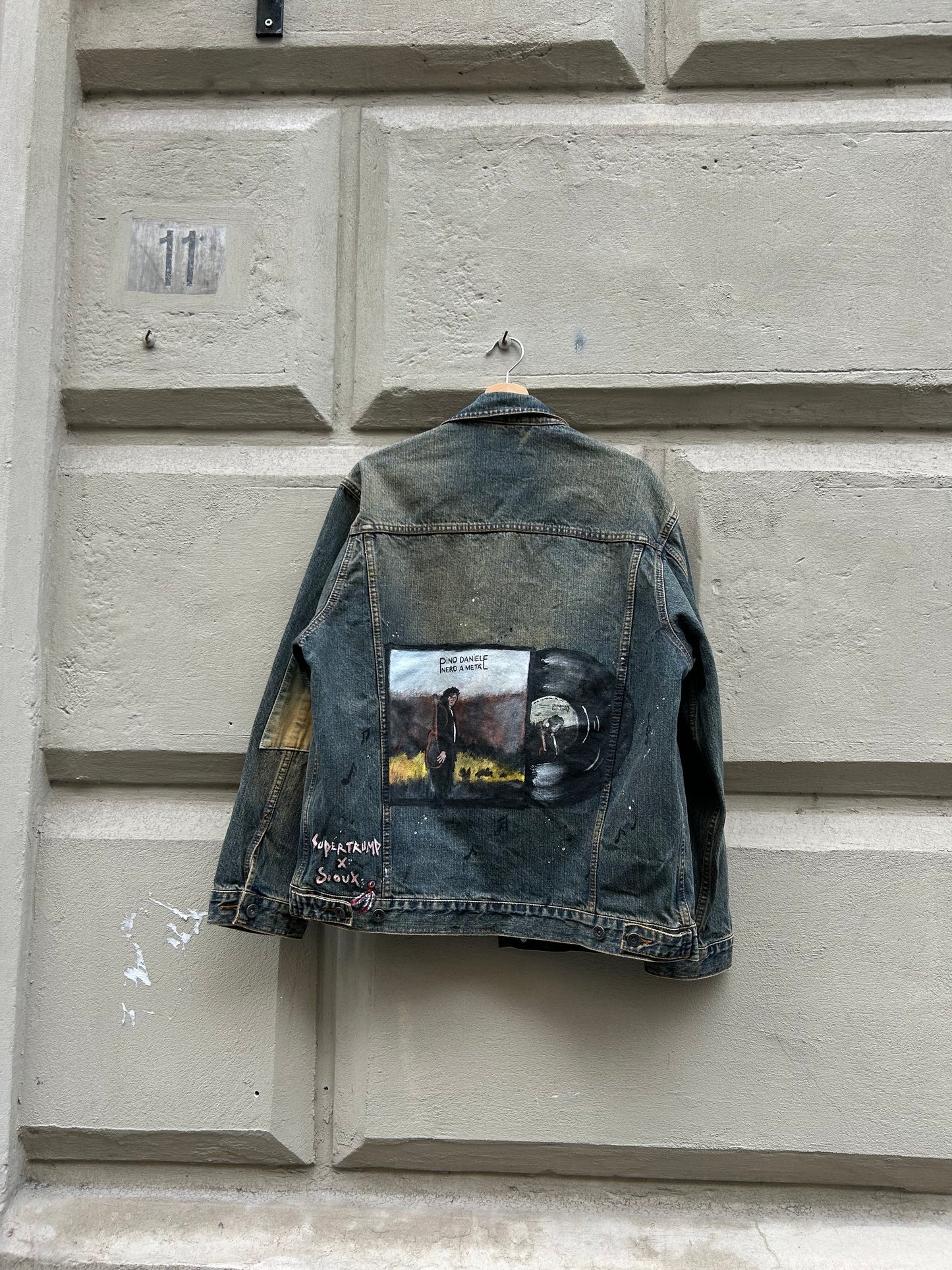 Custom Jacket Pino Daniele “ Nero a metá “