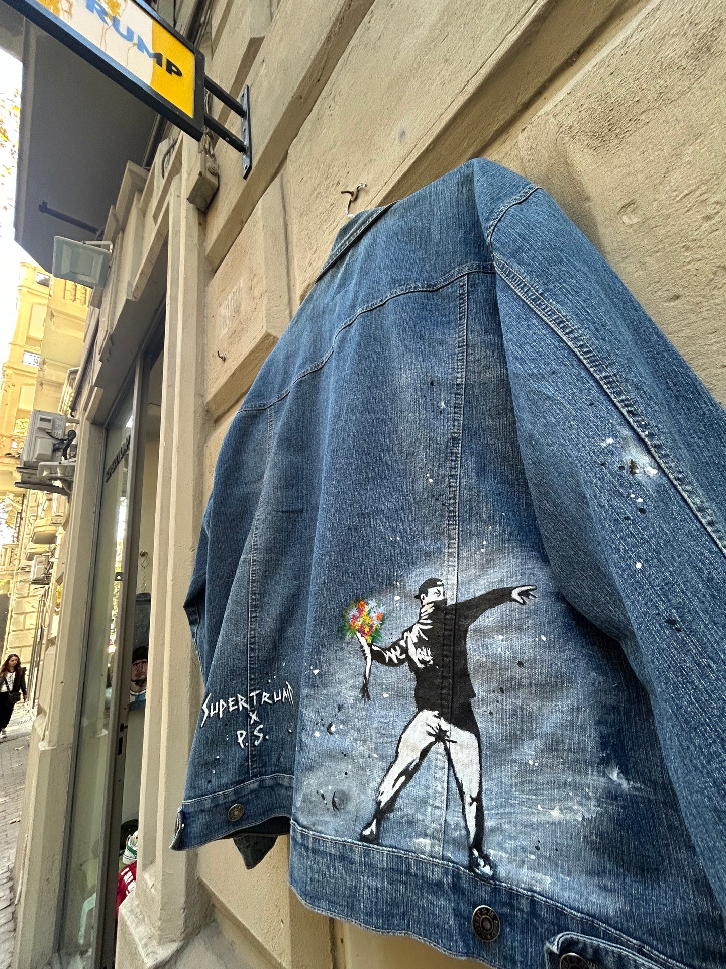 Custom Jacket Banksy