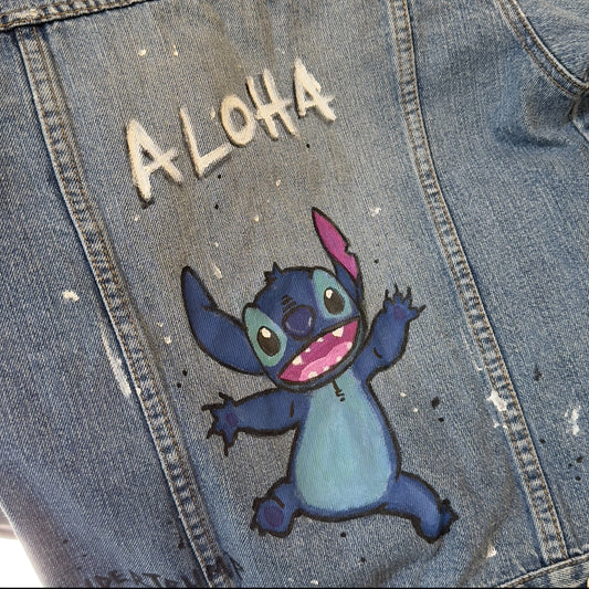 Jacket Custom Disney “STITCH” in Love
