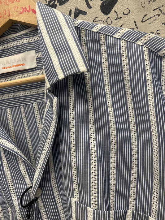 Camicia in Viscosa, Collo Bowling