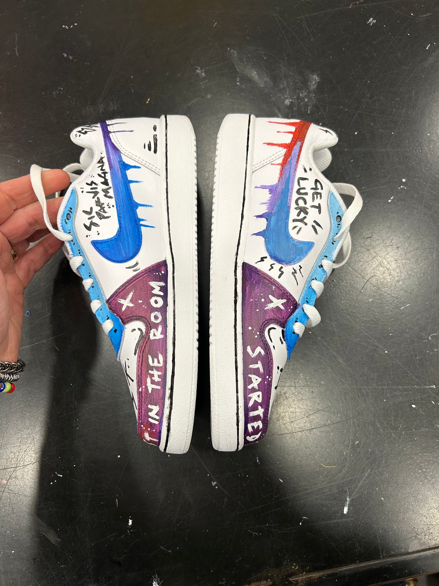 Nike Ebernon Custom Graffiti