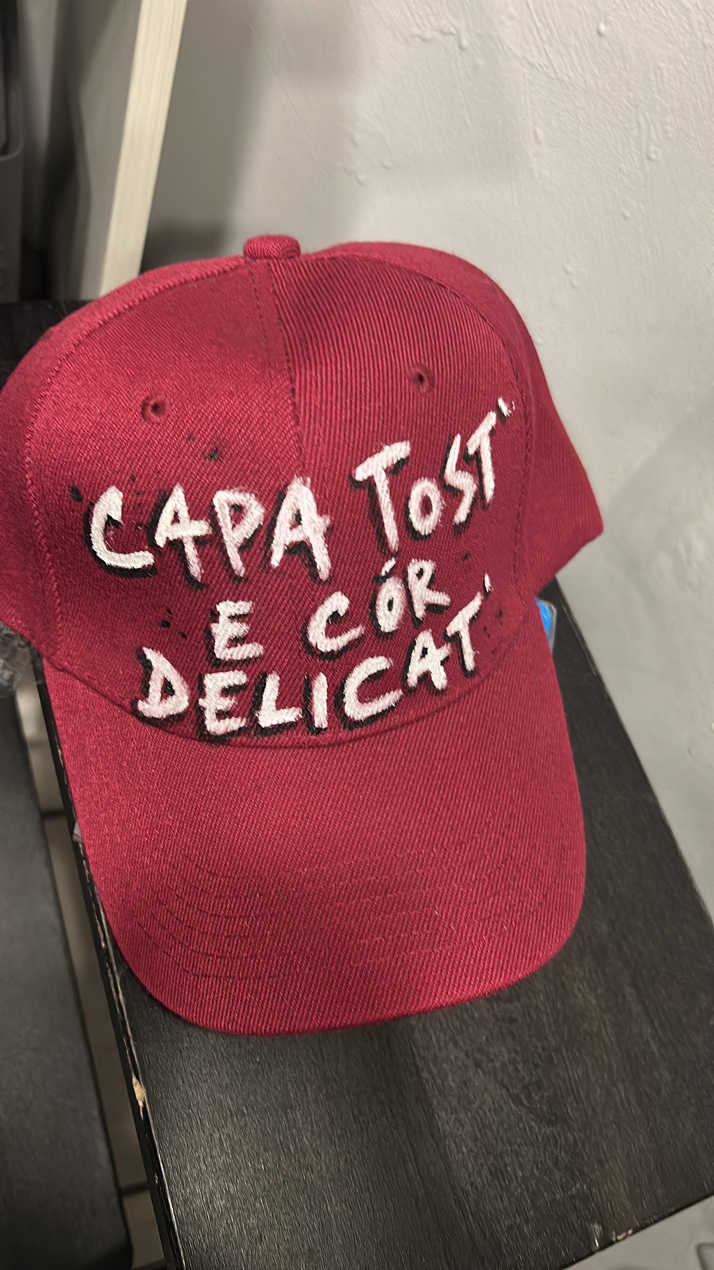 “ Capa Tost e Cor Delicat’ “ berretto personalizzato