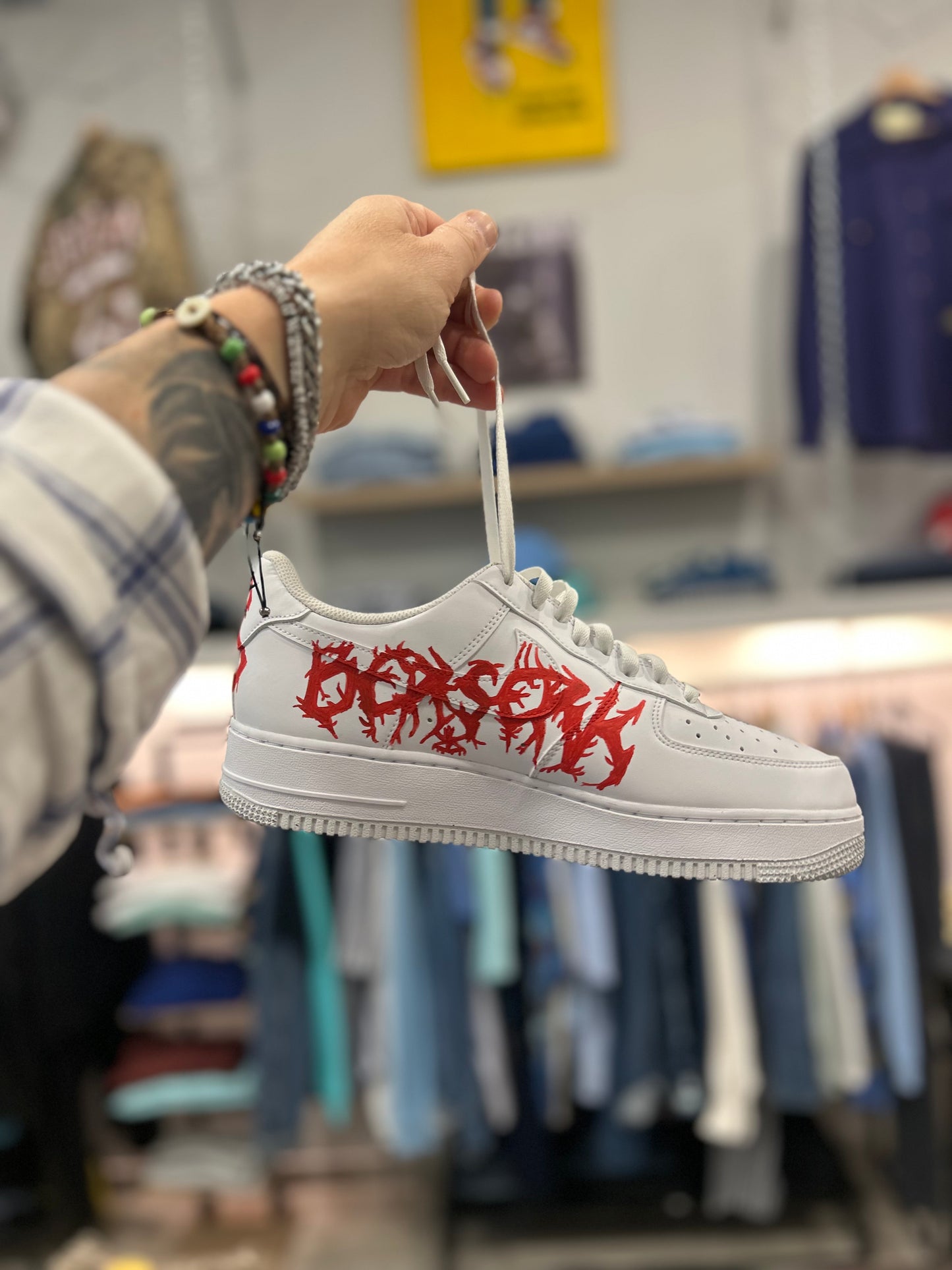 Berserk handmade custom sneakers AF1