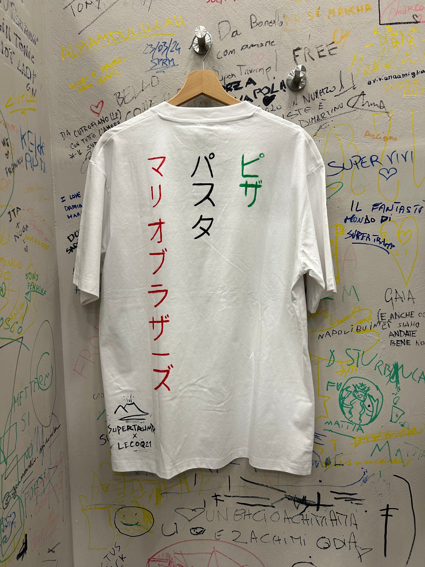 T-Shirt Japan, Mario Bros, Pasta and Pizza!
