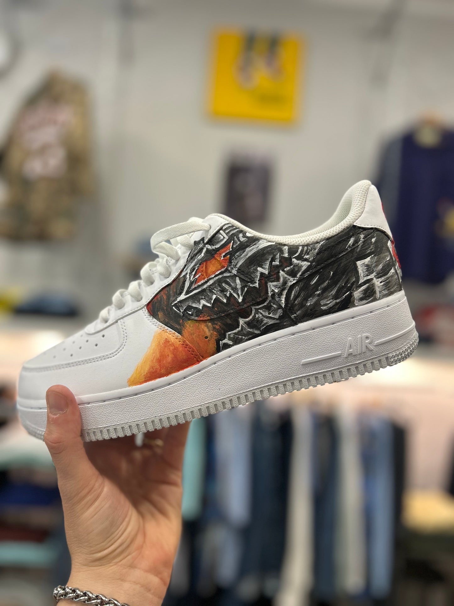 Berserk handmade custom sneakers AF1
