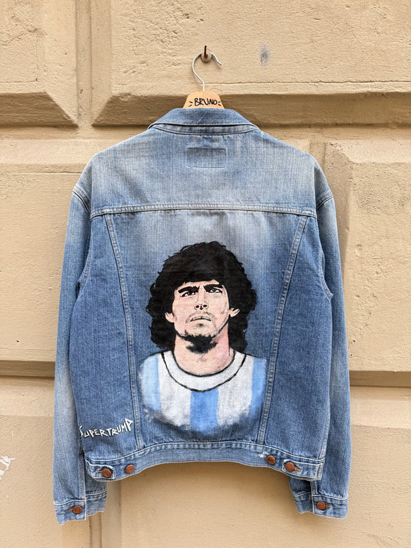Diego Maradona Custom Jacket Handmade