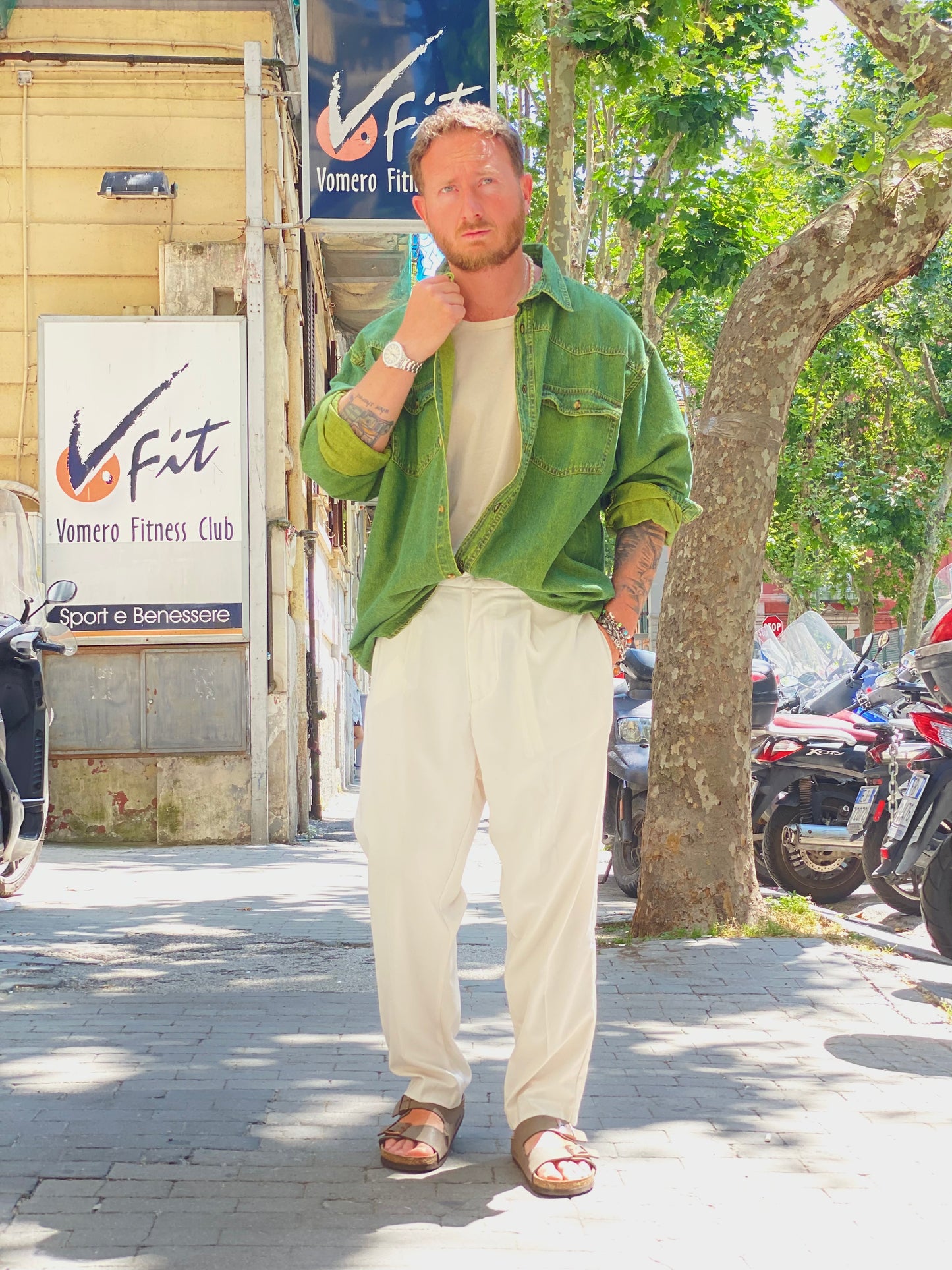 Canotta Beige in cotone