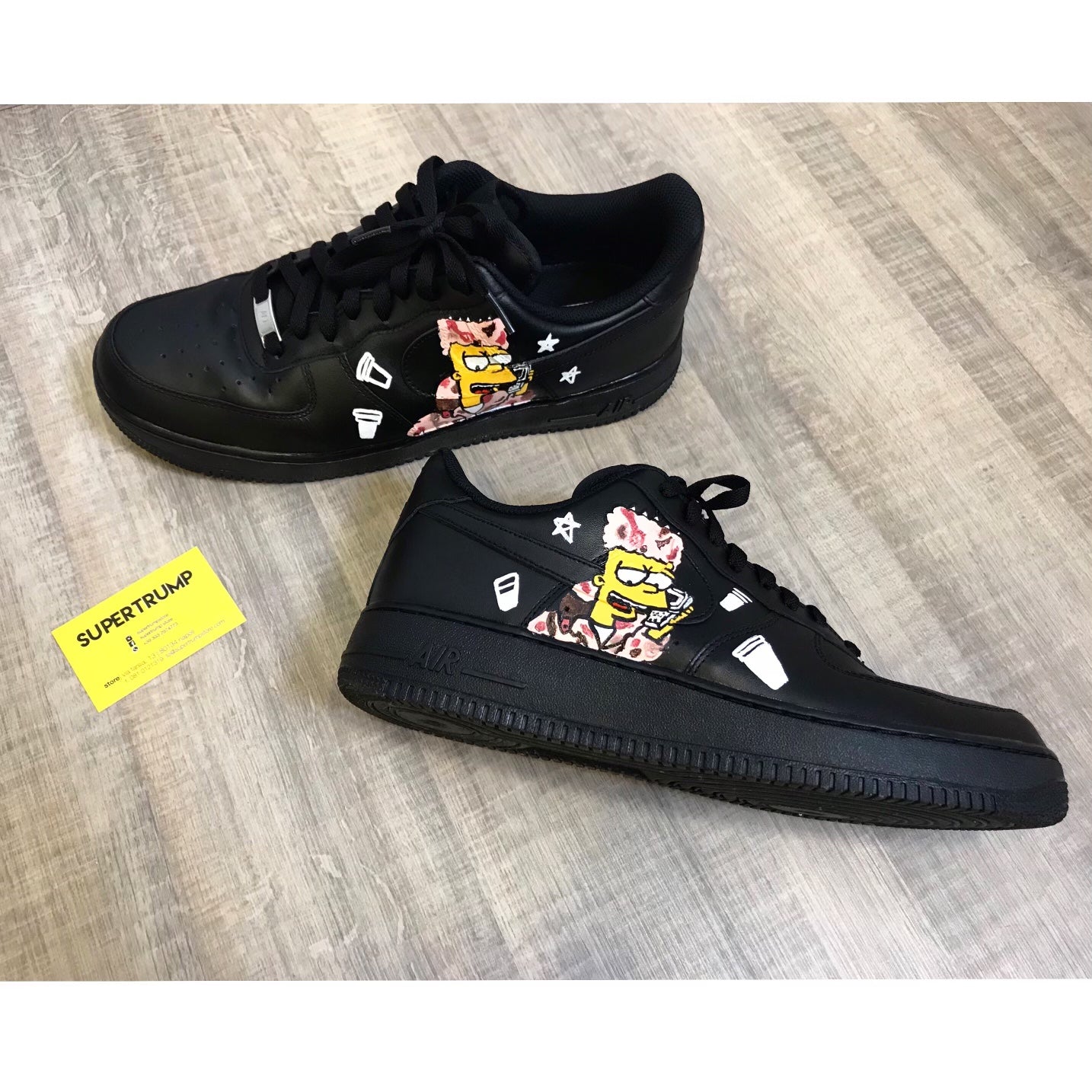 Nike Air Force 1 custom Simpson