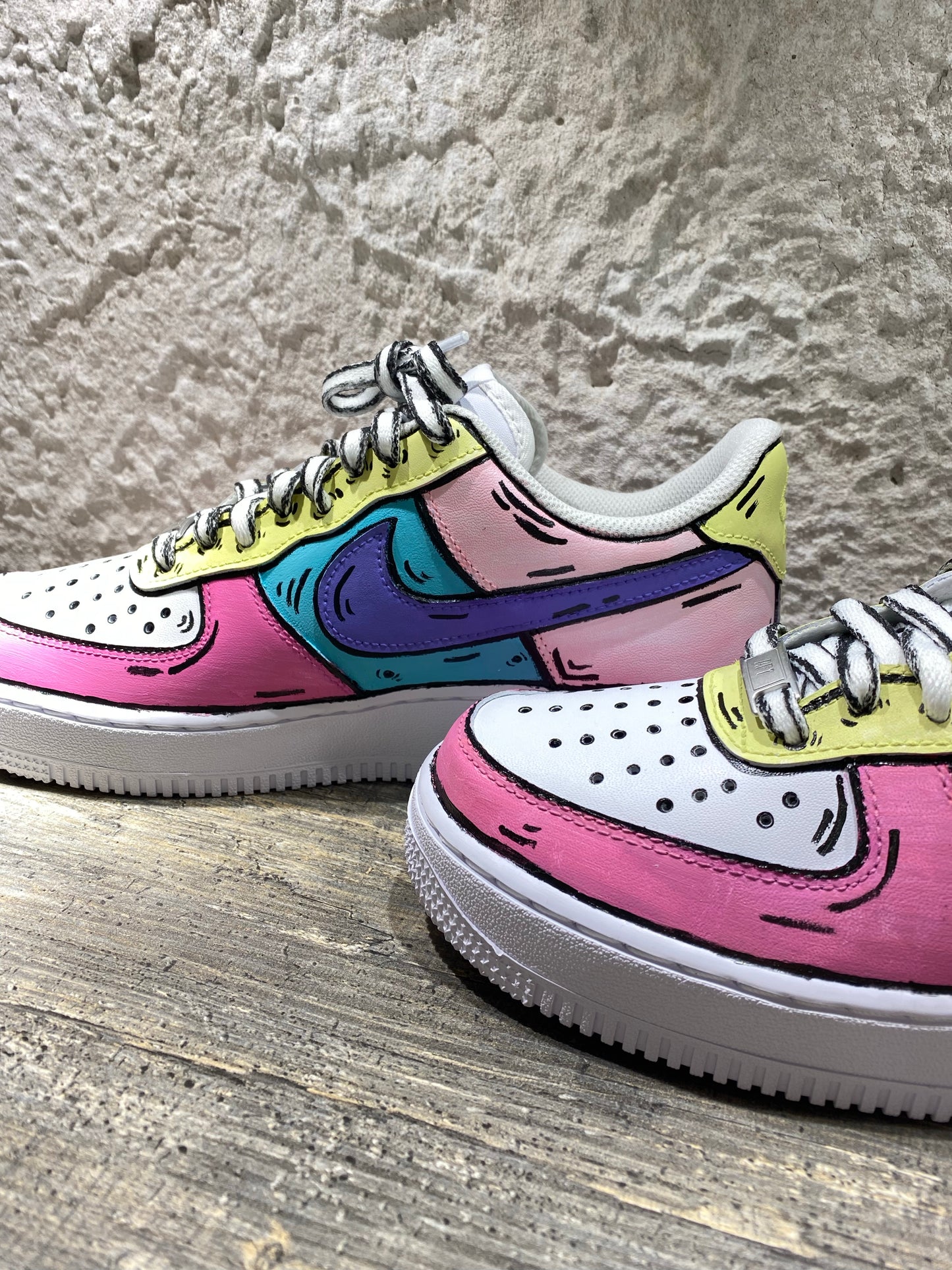NIKE AIR FORCE 1 CARTOON CUSTOM