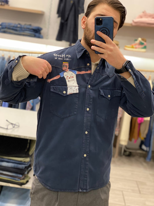 OSIMHEN CUSTOM CAMICIA VINTAGE