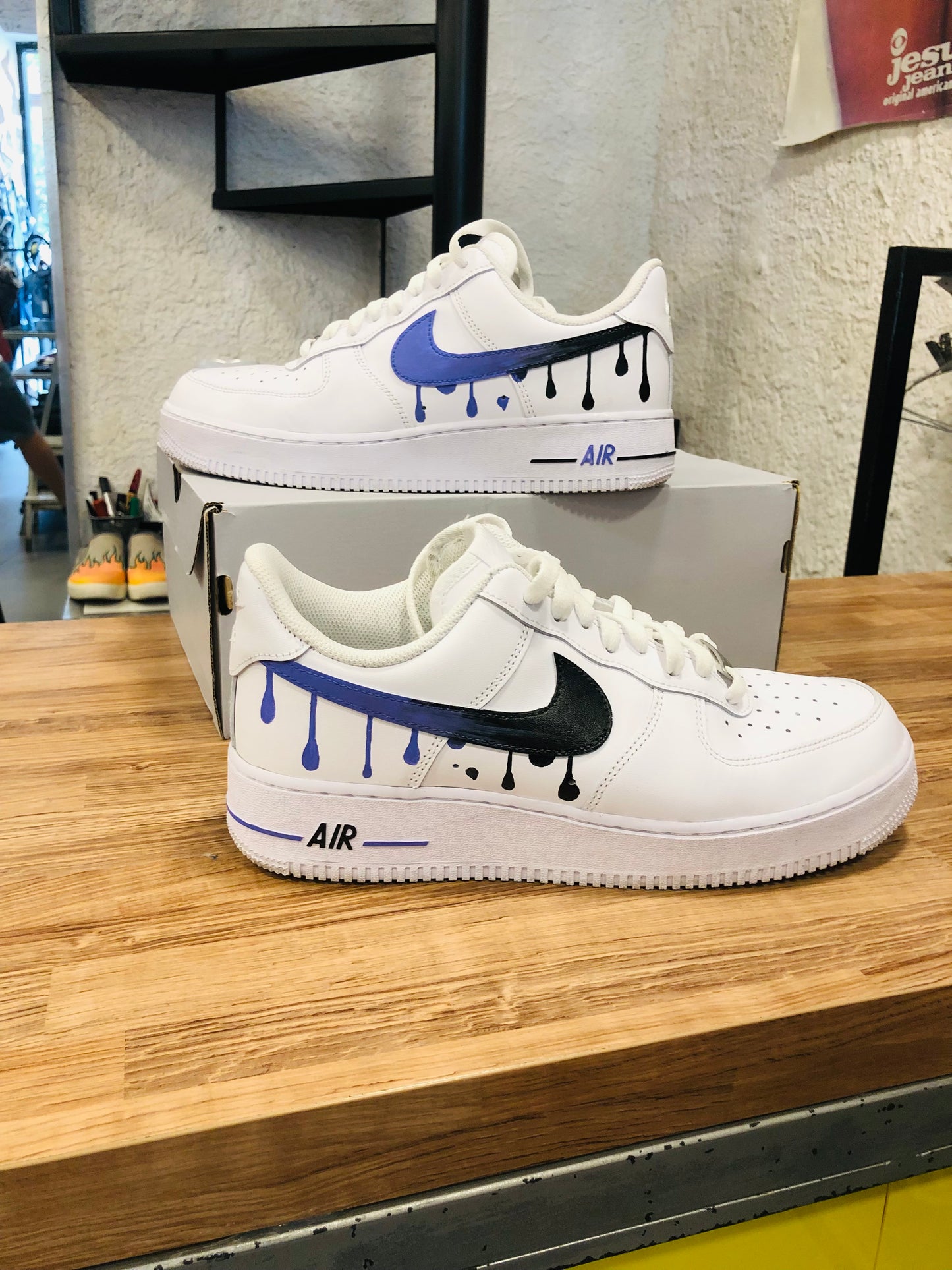 Nike Air Force 1 Swash custom