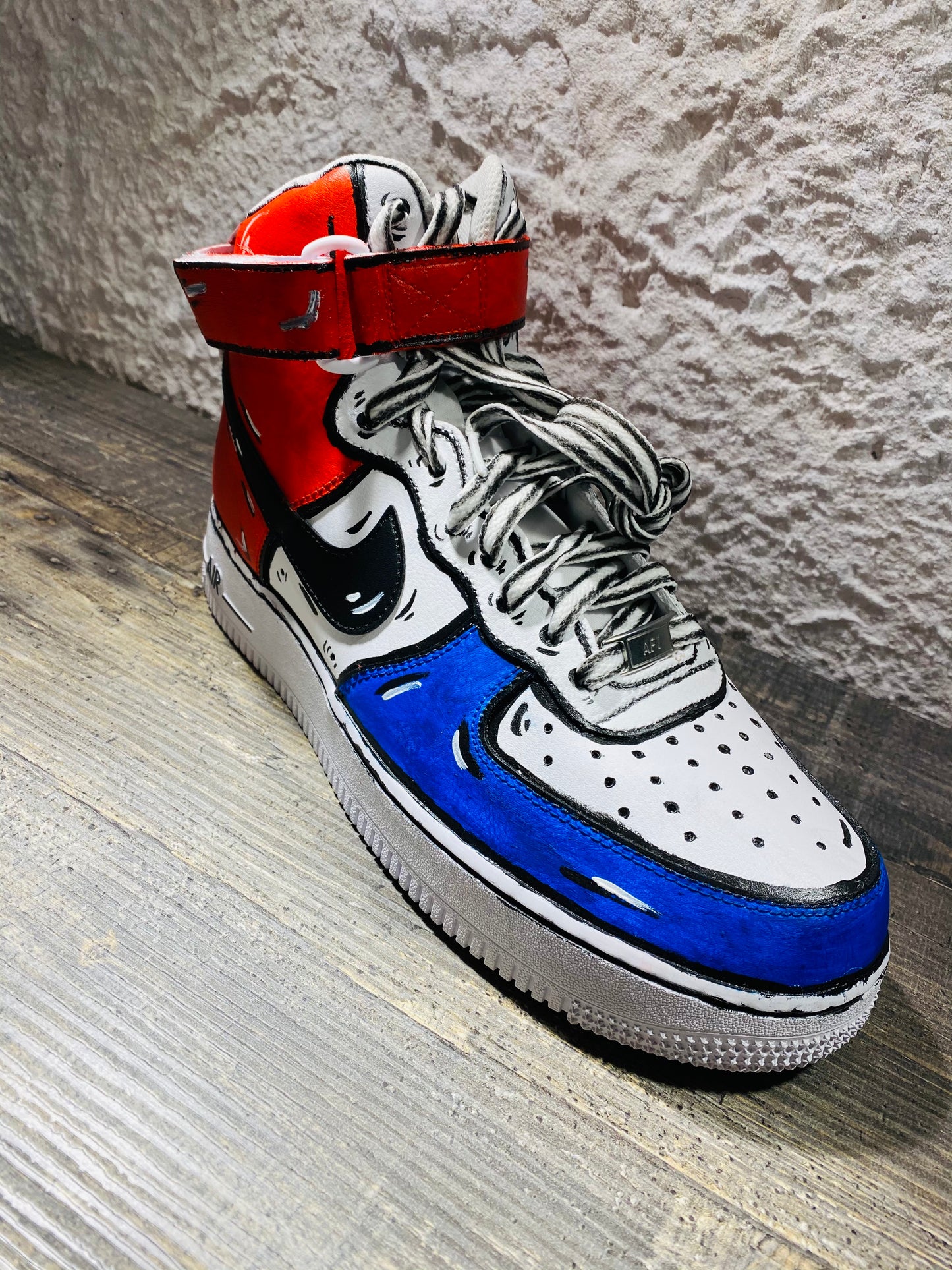 NIKE AIR FORCE 1 PEPSI COLORS