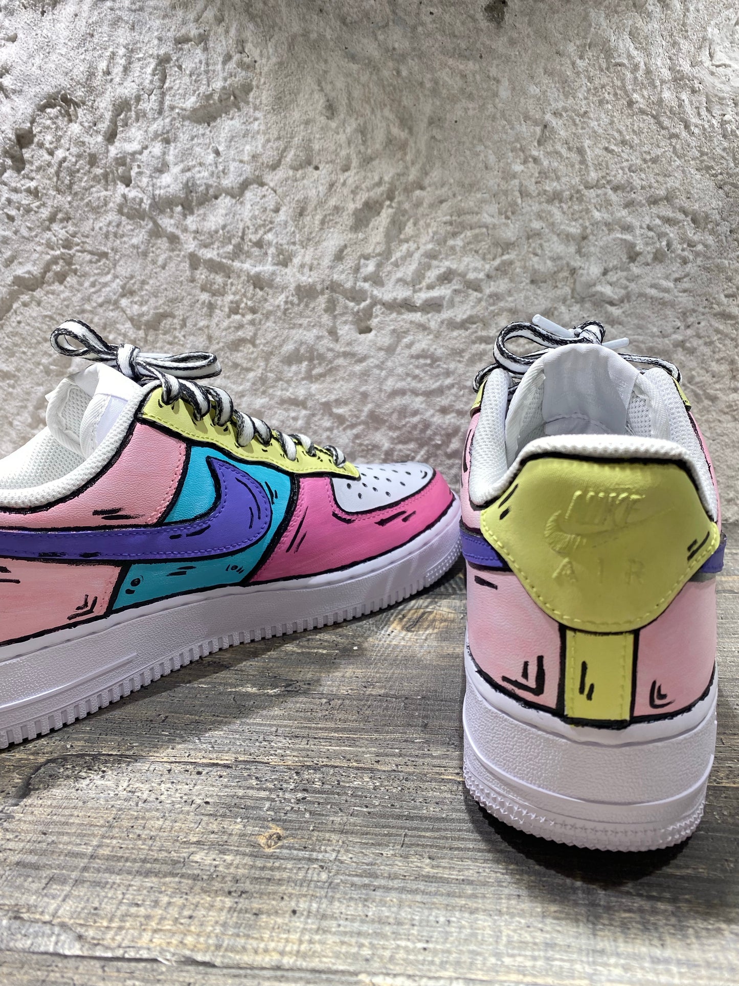NIKE AIR FORCE 1 CARTOON CUSTOM