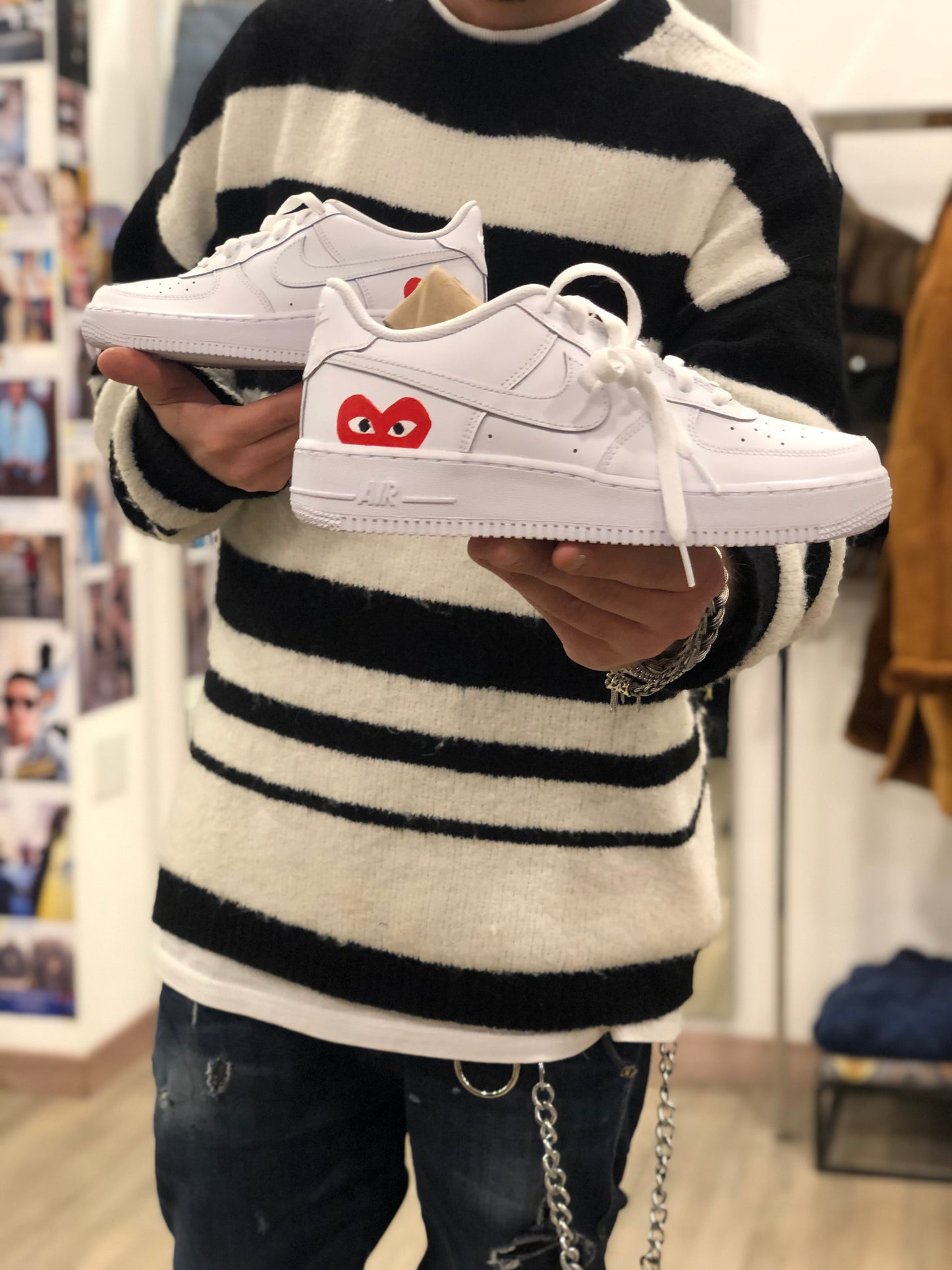 Nike Air Force 1 Comme Des Garçons Custom