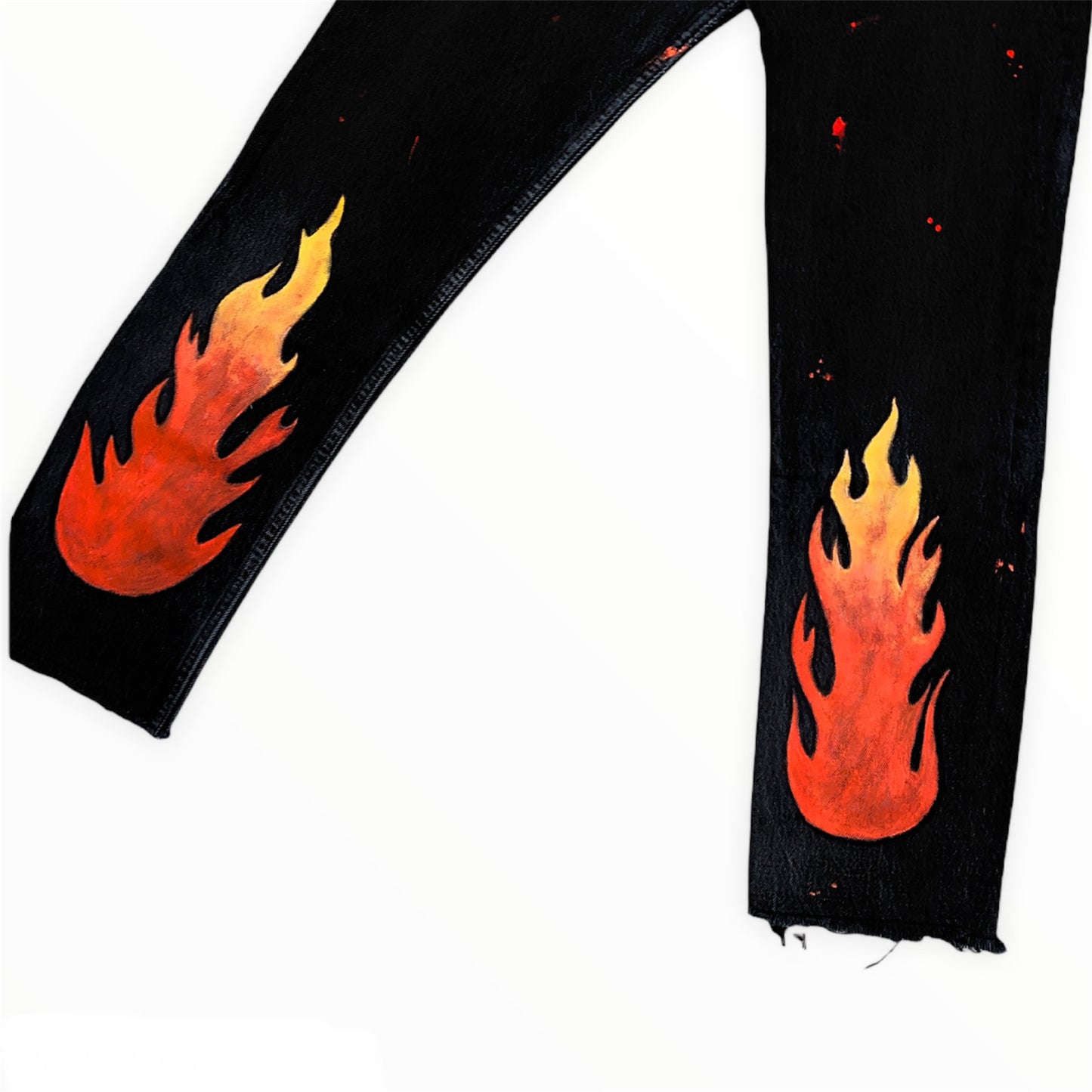 Jeans Custom flame
