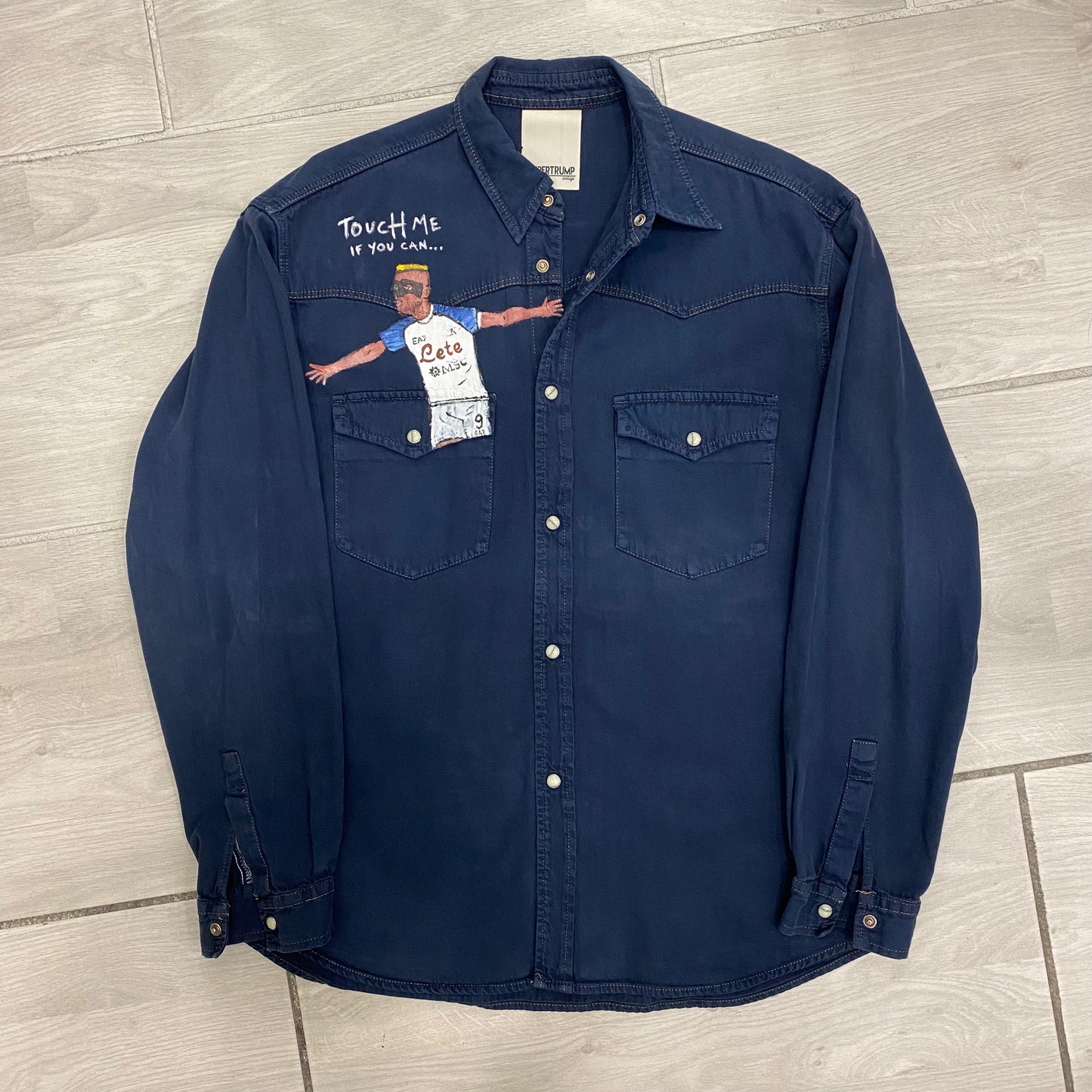 OSIMHEN CUSTOM CAMICIA VINTAGE