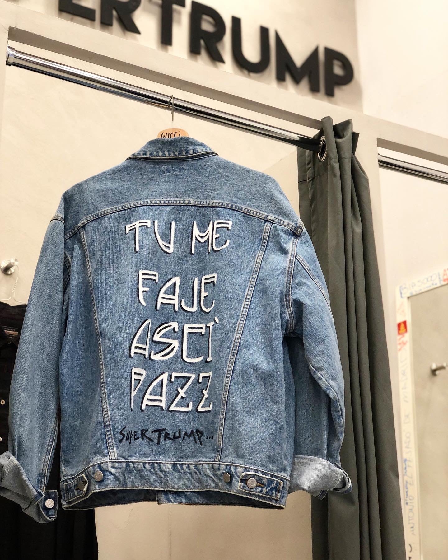 TU ME FAJE ASCI’ PAZZ” GIUBBOTTO CUSTOM