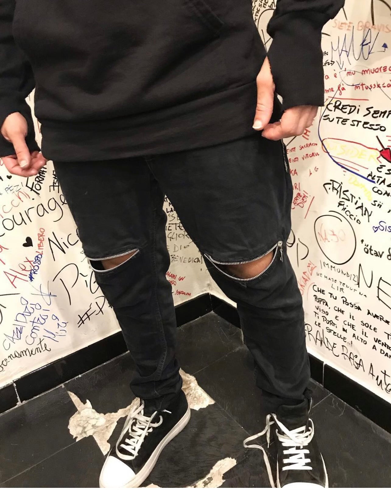 Jeans Zip Knee custom