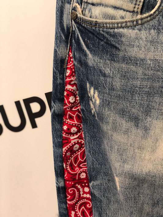 Baggy jeans whit bandana custom
