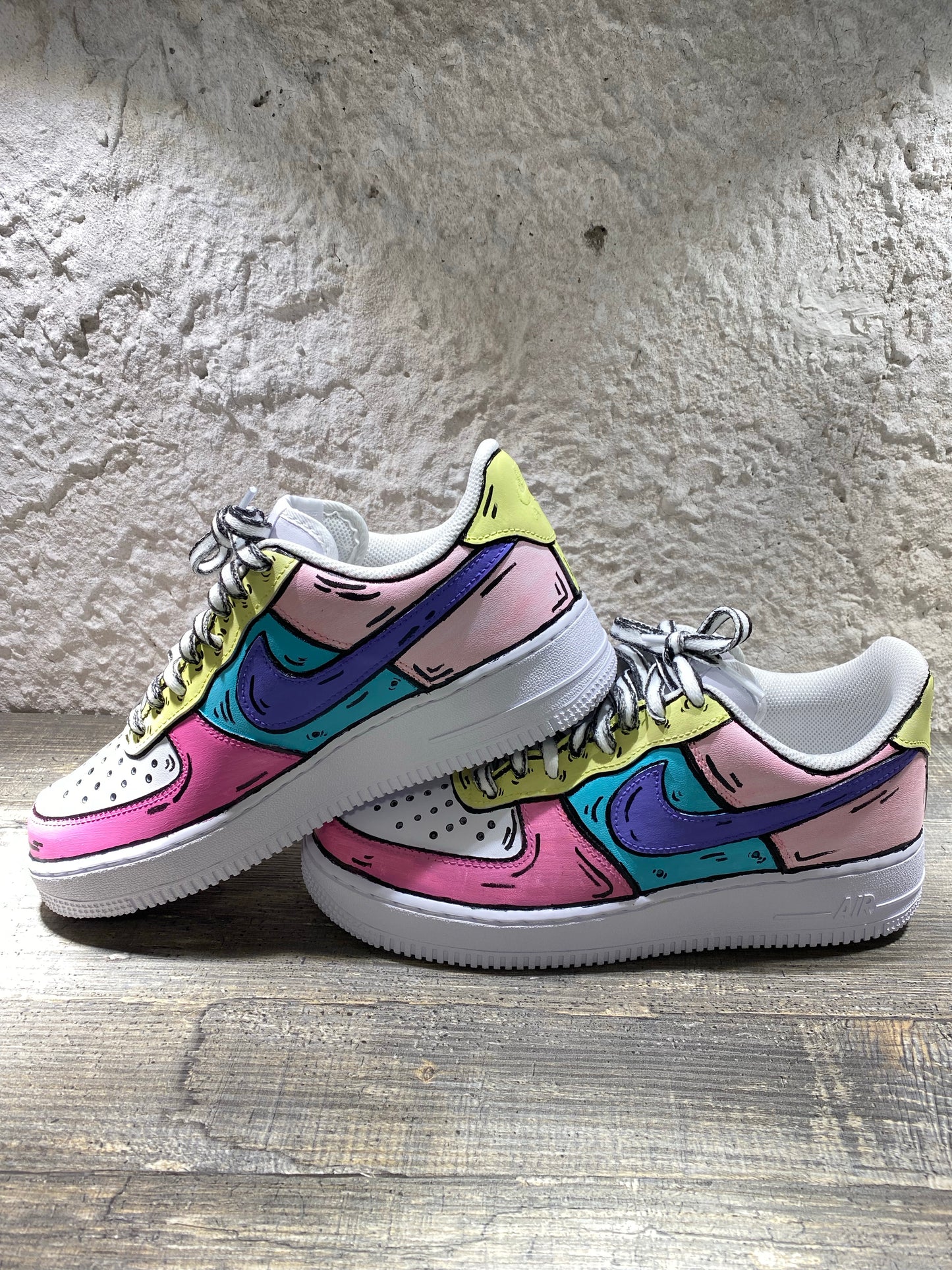 NIKE AIR FORCE 1 CARTOON CUSTOM
