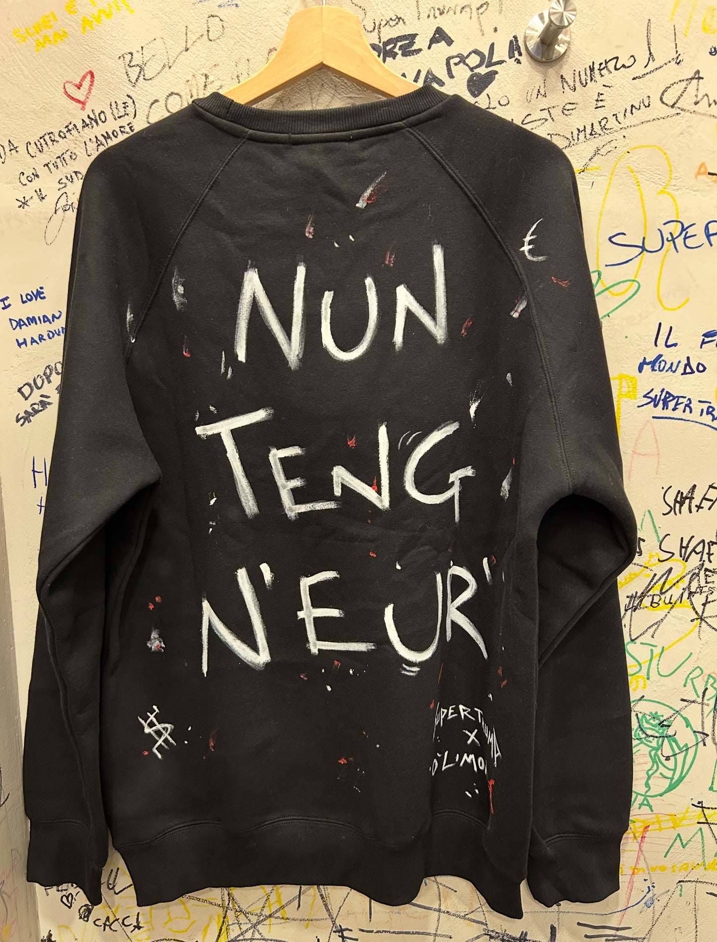 Felpa personalizzata “ Nun teng n’Eur’ “