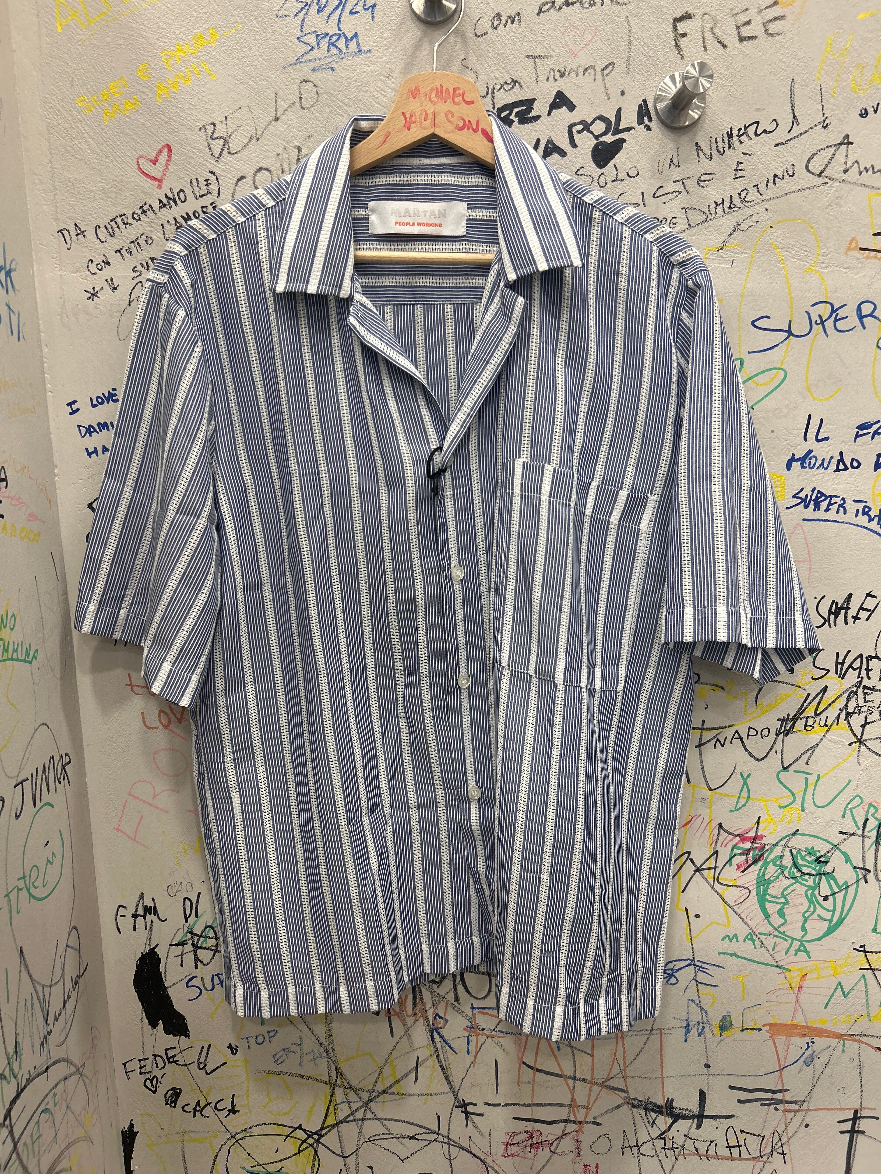Camicia in Viscosa, Collo Bowling
