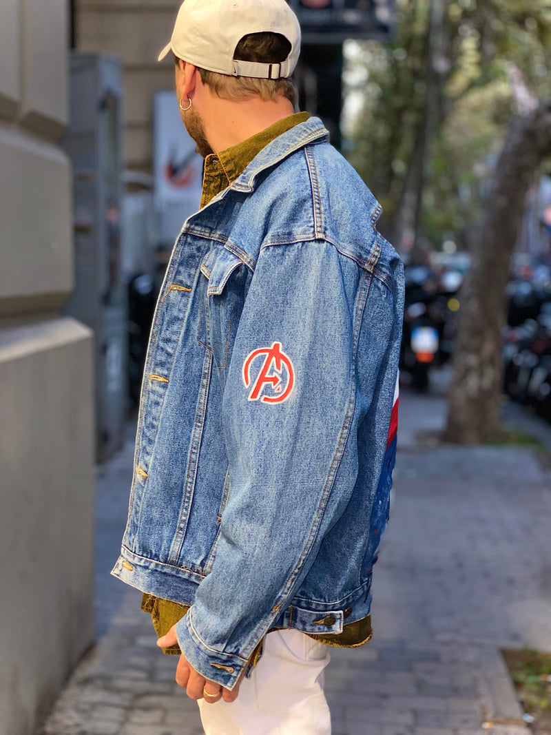 Captain America Custom Jacket Vintage