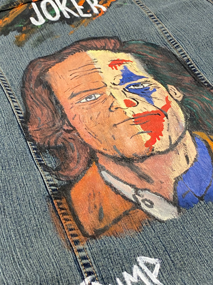Custom Joker di Joaquin Phoenix su giacca vintage