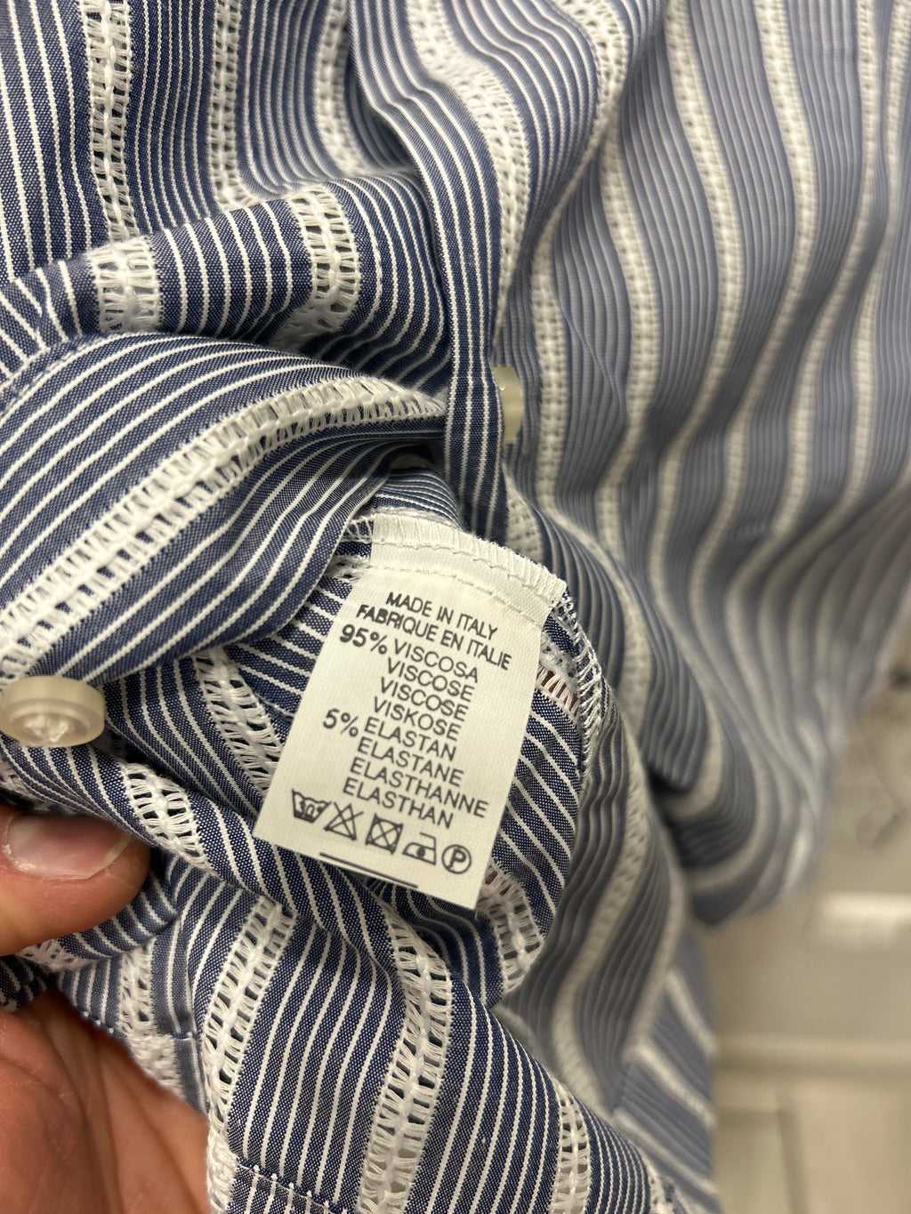 Camicia in Viscosa, Collo Bowling