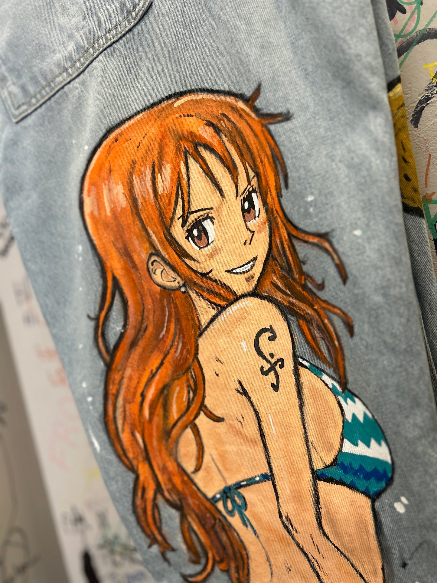 Big Dream - Nami e Monkey D.Luffy, Custom jacket Handmade