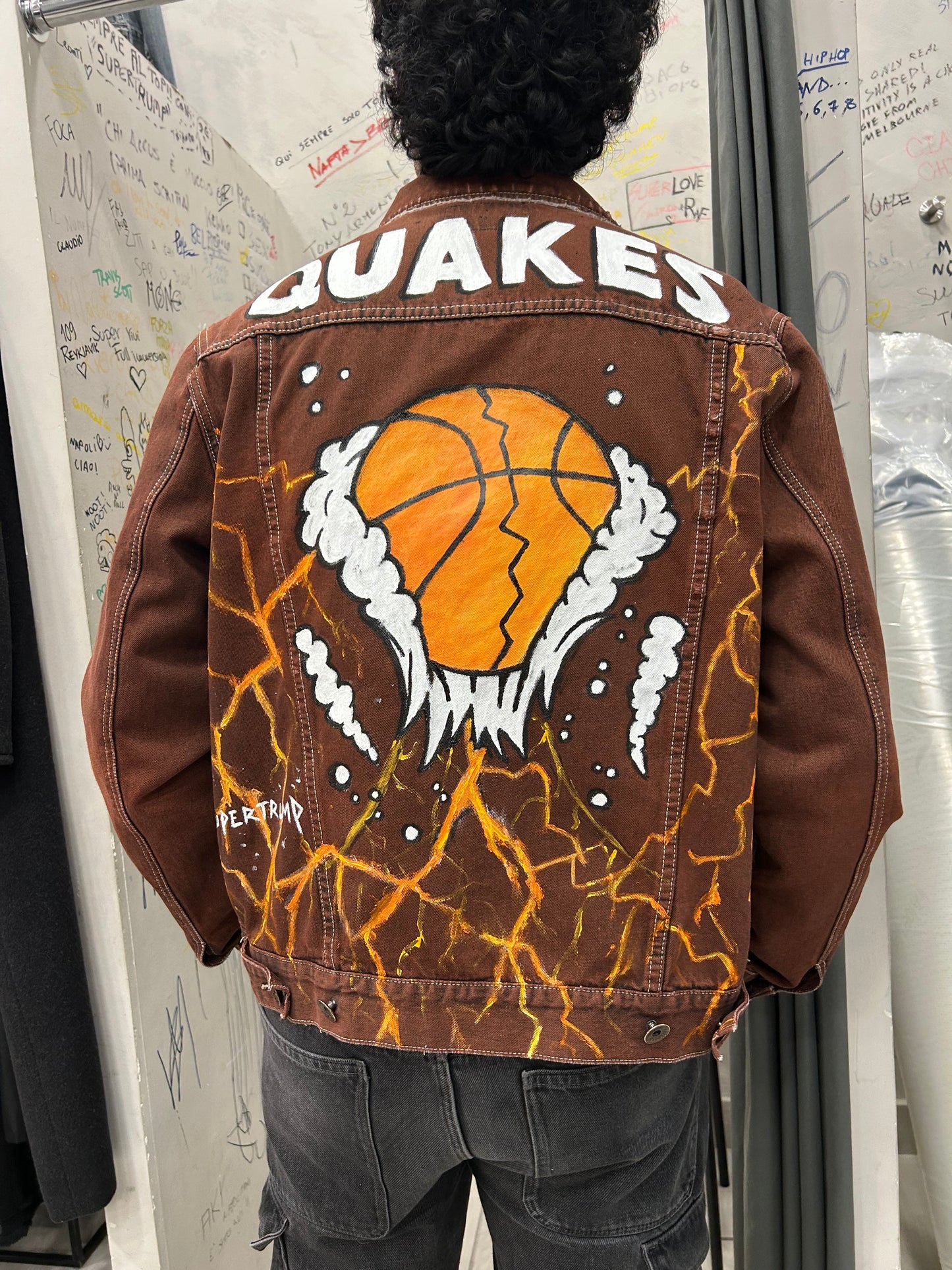 QUAKES JACKET BASKET TEAM