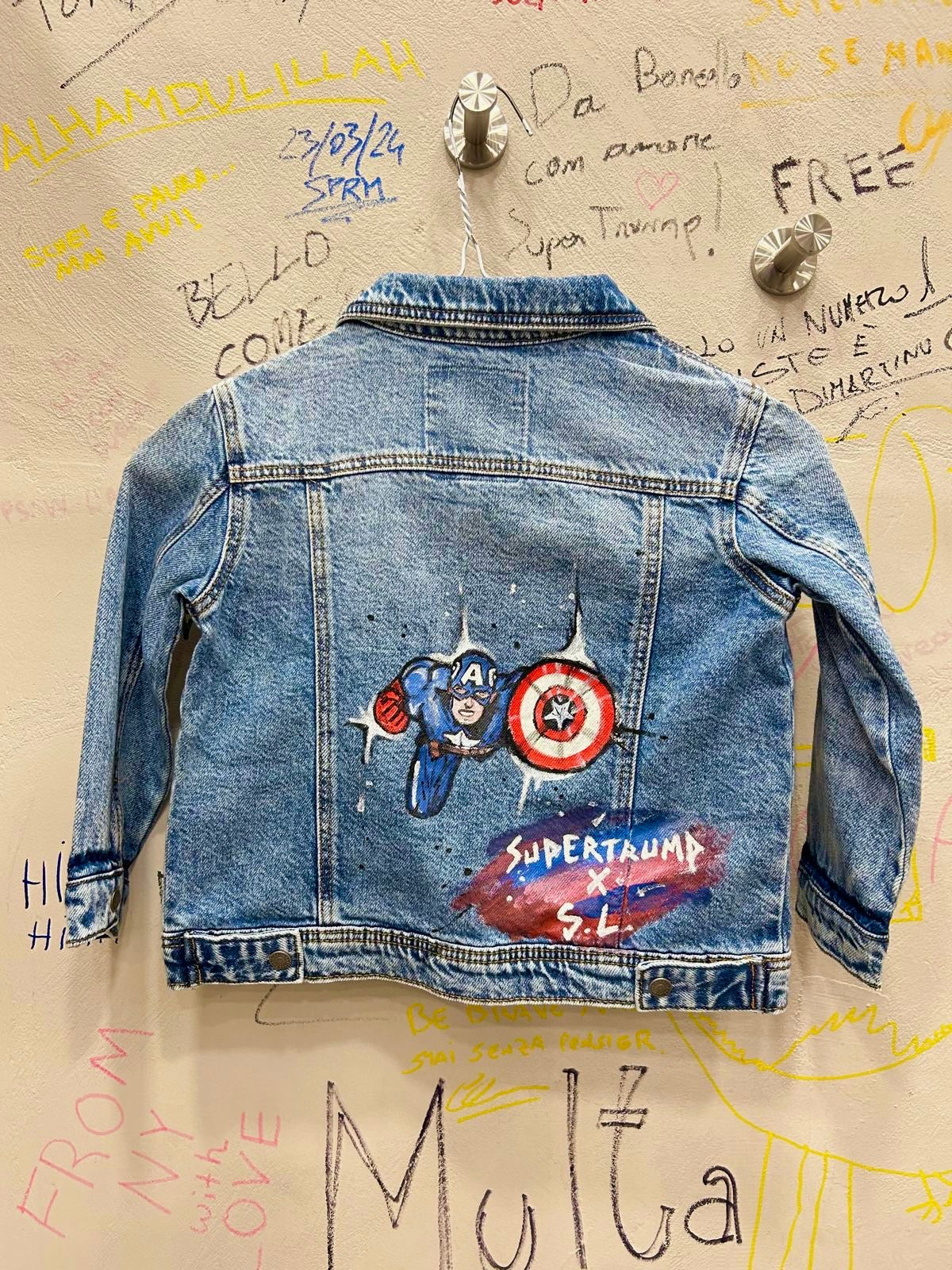 Captain America Baby Custom jacket