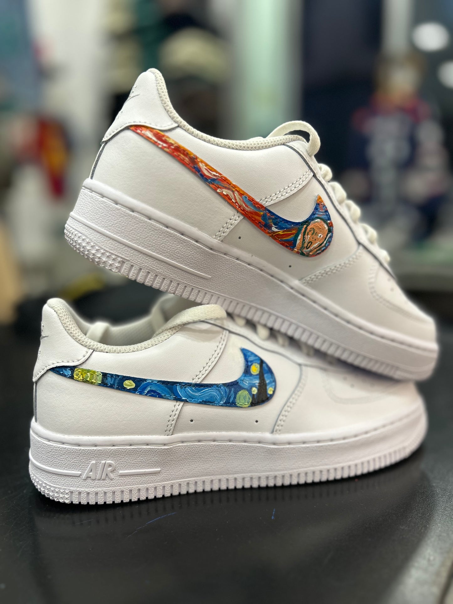 Nike AF1 Van Gogh Custom