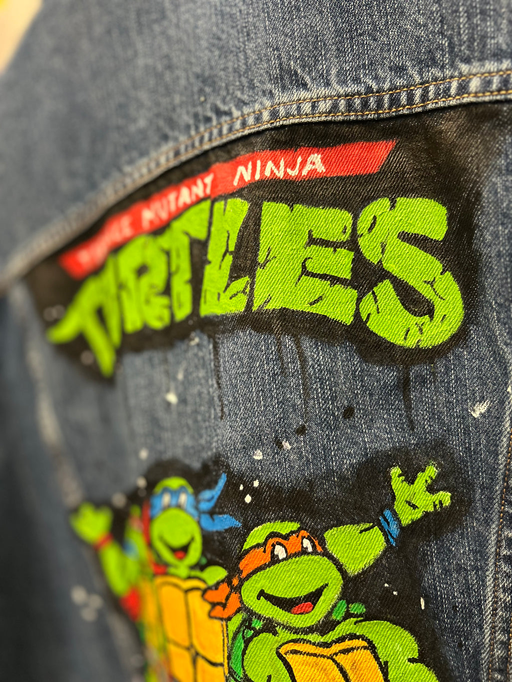 TURTLES ( Tartarughe Ninja ) custom jacket HANDMADE