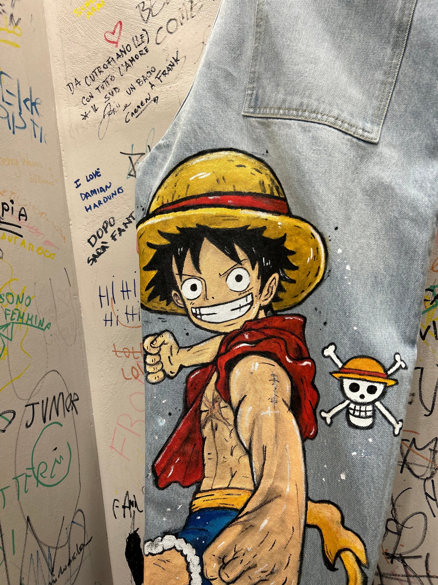 Big Dream - Nami e Monkey D.Luffy, Custom jacket Handmade