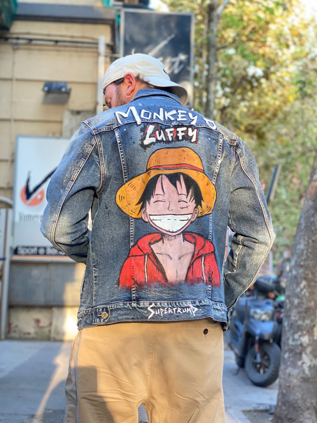 One Piece Custom su giacca vintage