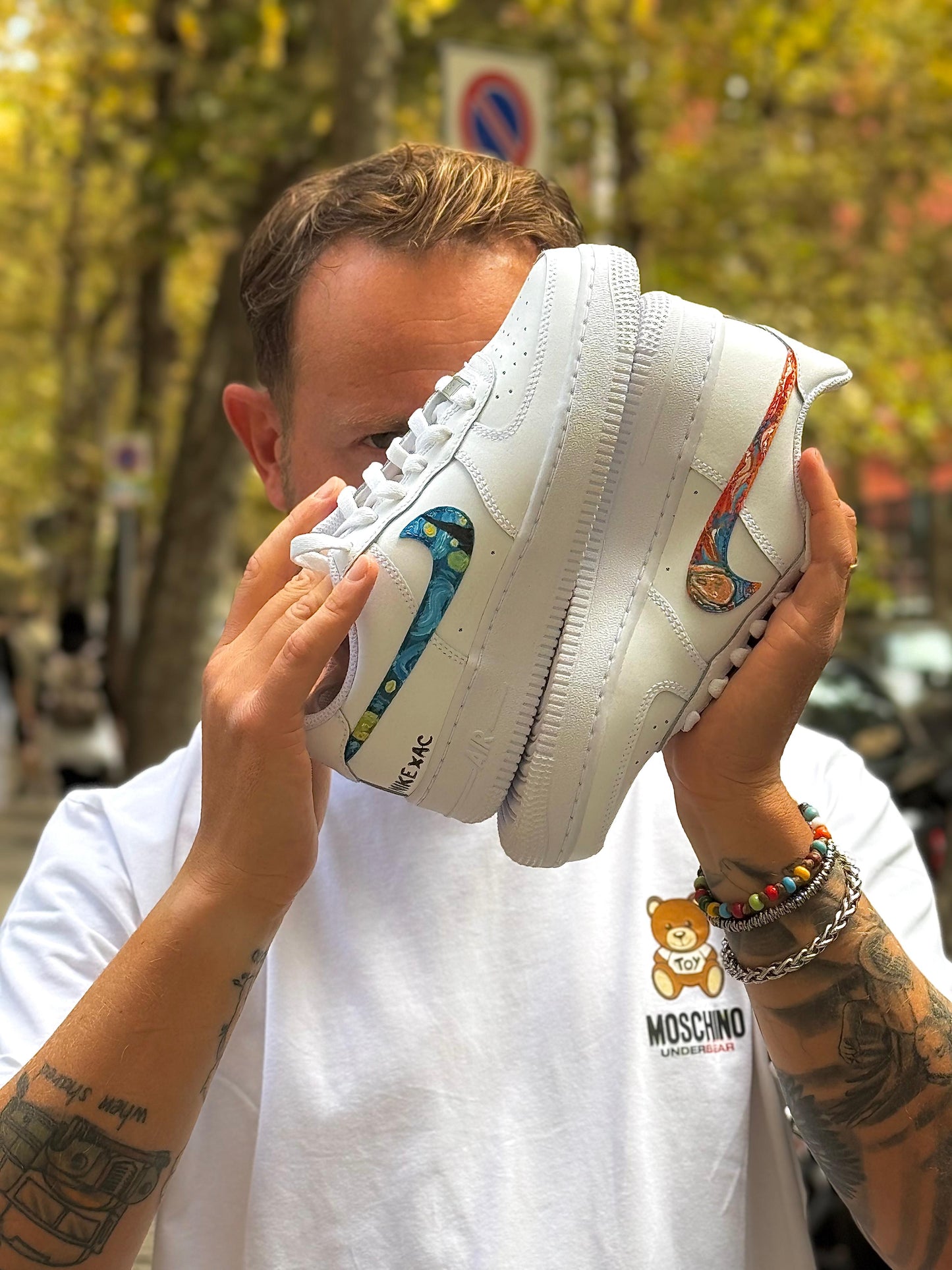 Nike AF1 Van Gogh Custom