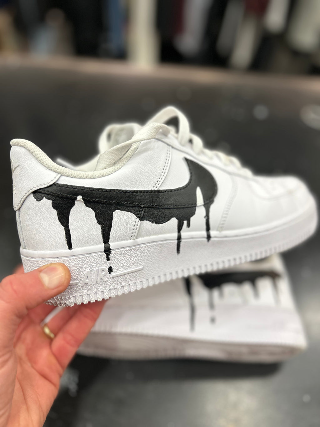 Nike custom 2 Swoosh