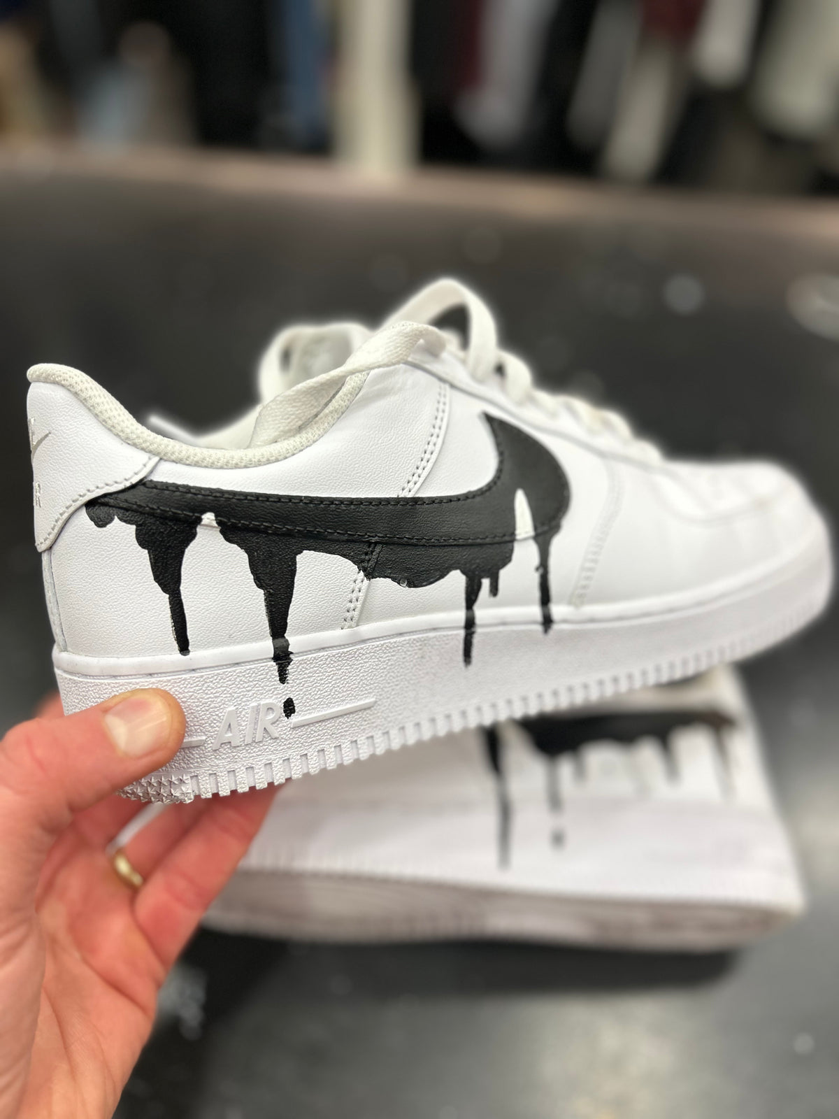 Nike custom 2 Swoosh