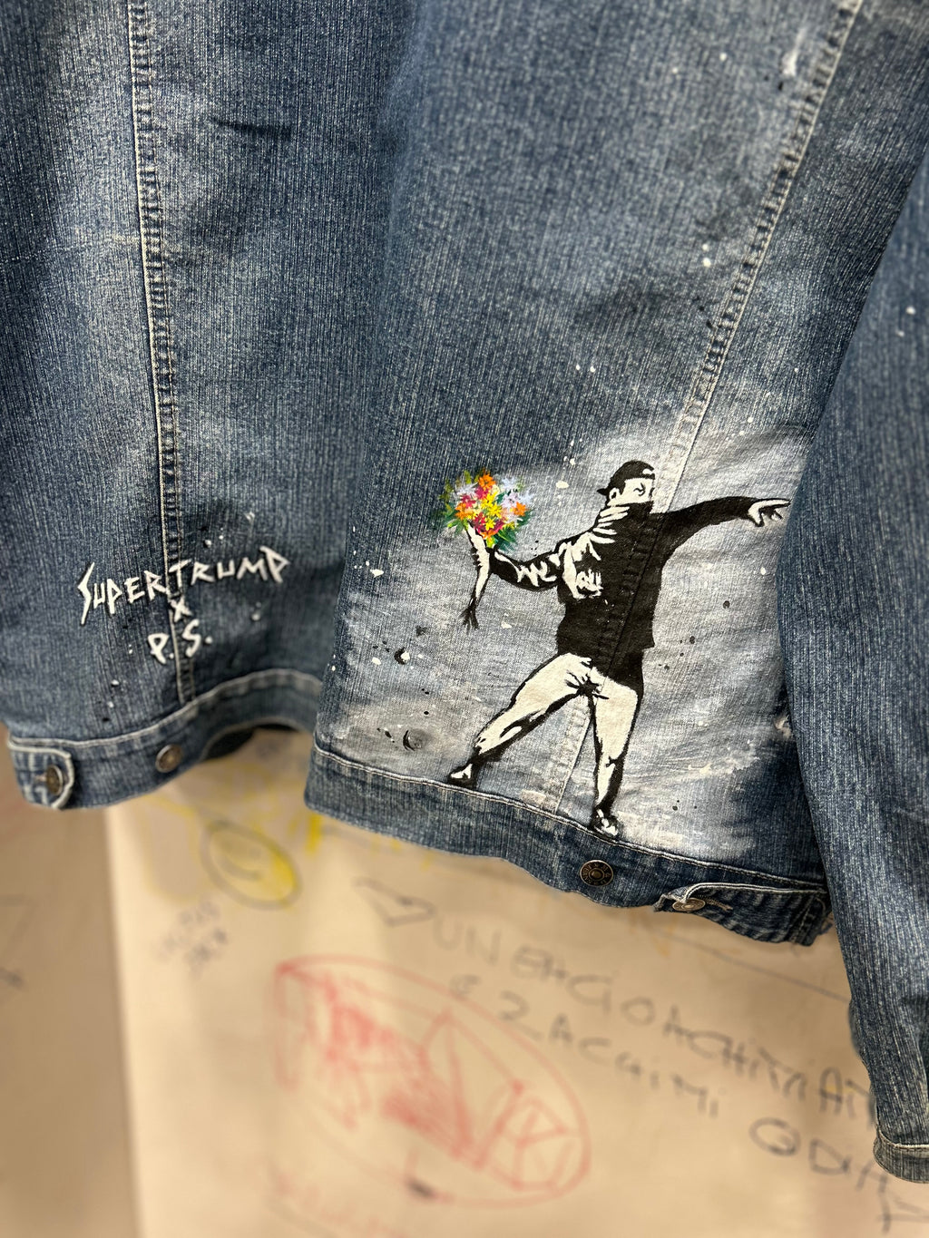 Custom Jacket Banksy