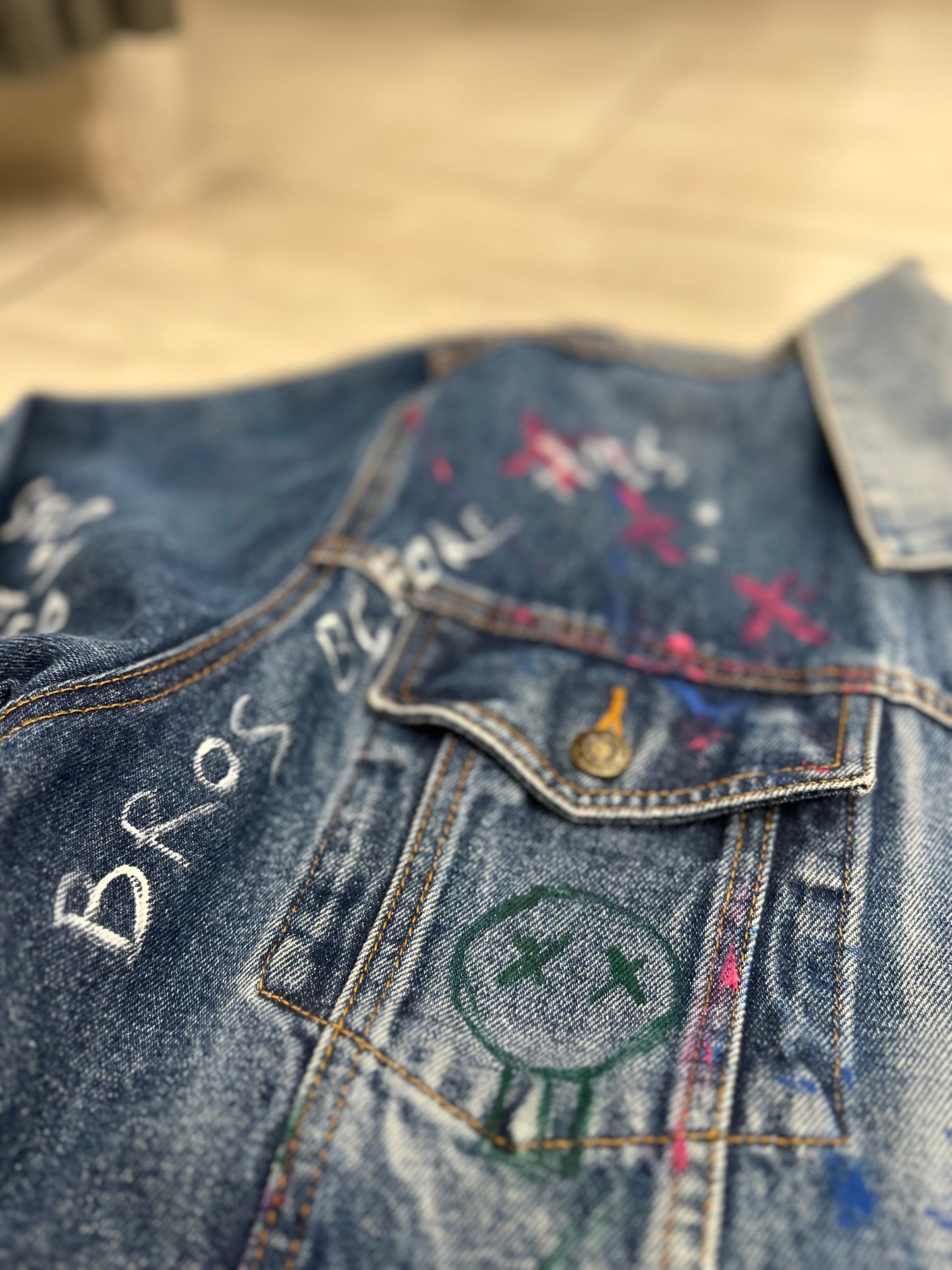 Graffiti Jacket Handmade