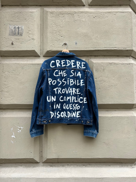 Custom Phrases Jacket “ Cesare Cremonini “