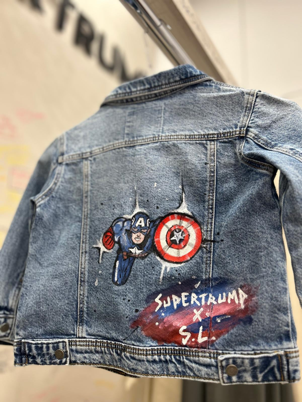 Captain America Baby Custom jacket