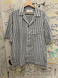 Camicia in Viscosa, collo Bowling